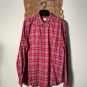 CLUB MONACO | Plaid western shirt